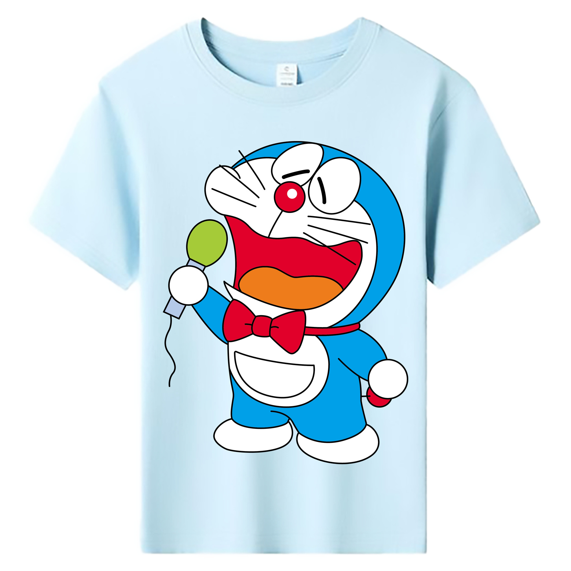 （画像用） ドラえもん Doraemon 綿100％キッズTシャツ（フロントプリント）